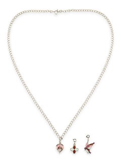 VOYLLA Beautiful Enameled Charms Pendant with Bracelet  - Image 4