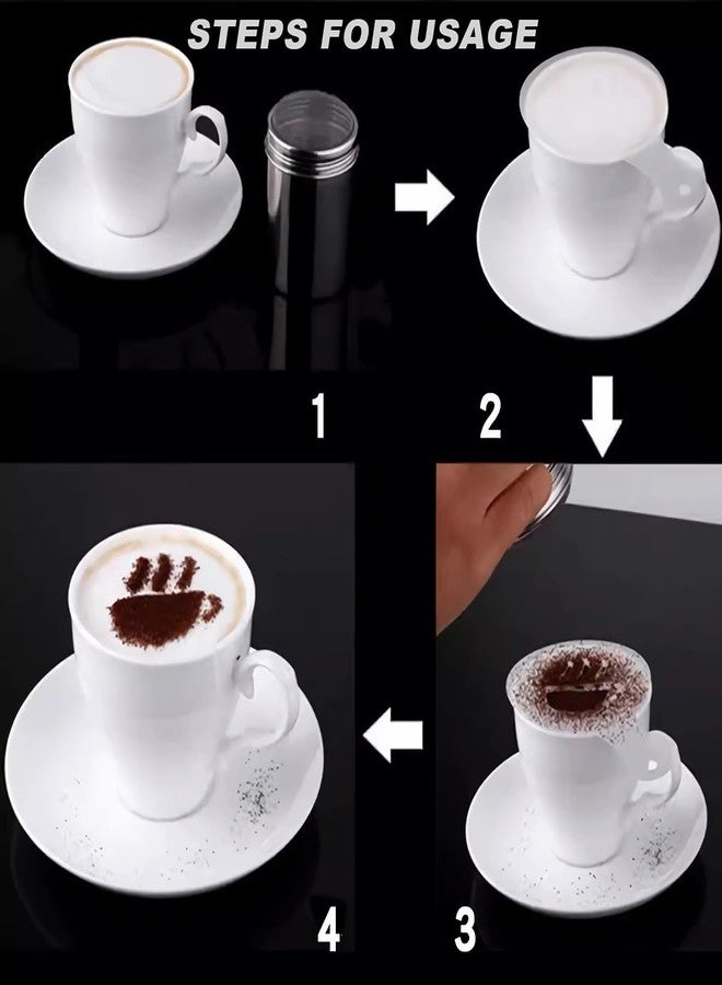 CKANDAY 40 Pcs Coffee Decorating Stencils, 3 Pack Foam Latte Art Barista Template for Decorating Oatmeal Cupcake Cake Cappuccino Hot Chocolate for Adult Kids Children Christmas Thanksgiving Day - Image 4
