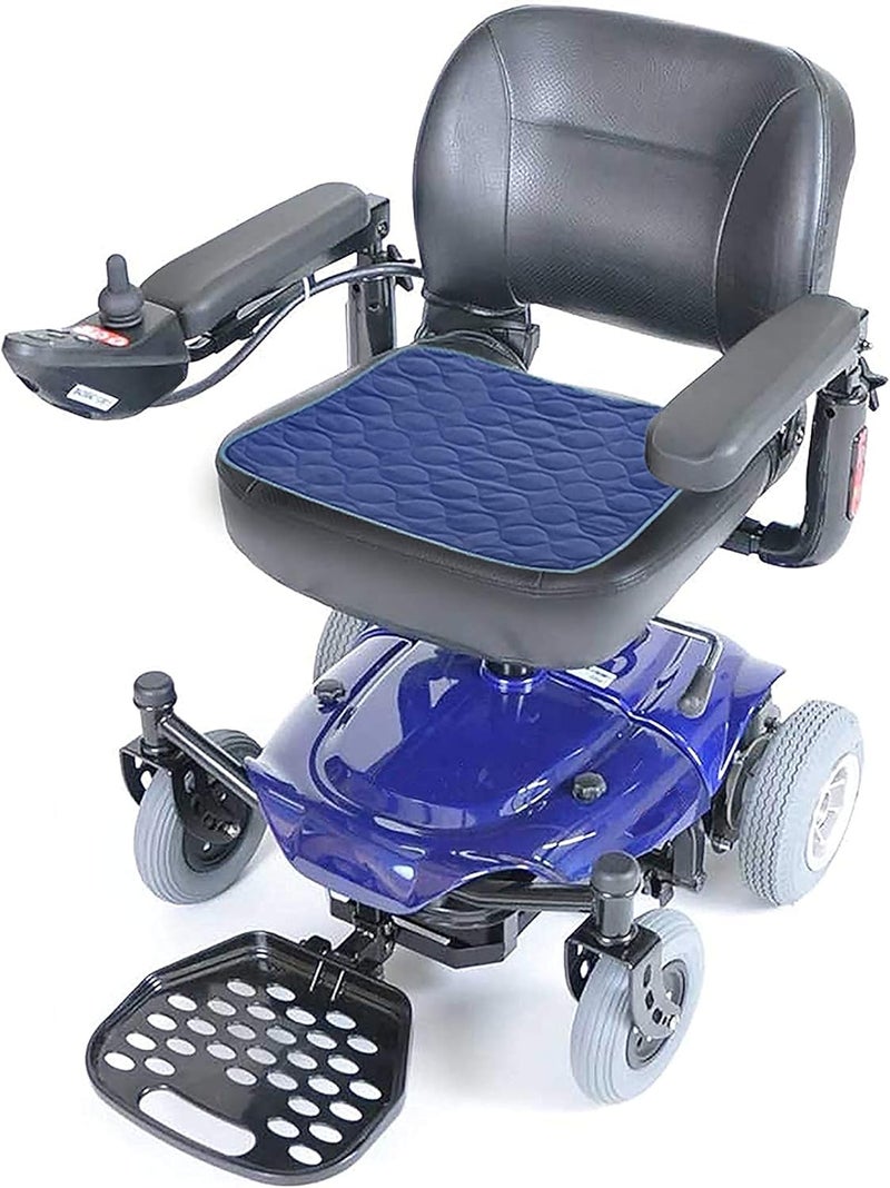 RMS Washable & Reusable Incontinence Chair Pad, Seat Protector & Bed Pad (Blue) - Image 2