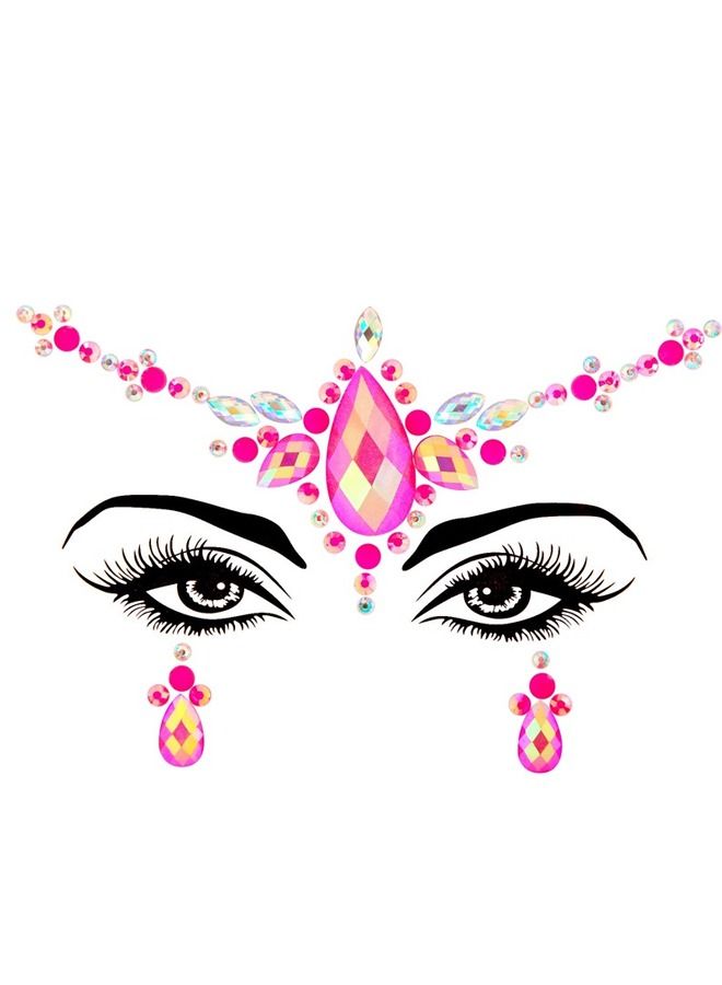 ملصقات تاتو كريستاليه للوجه - Image 1