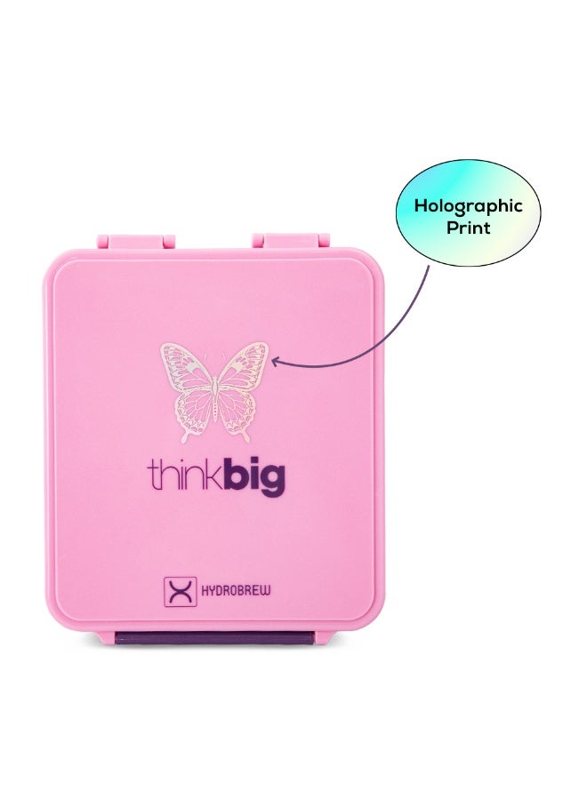 Hydrobrew Bento Lunch Box 1.74L w/ Steel Food Jar & Sip Core Stainless Steel Bottle 720ml | Leakproof Meal Box – ThinkBig Pink - Image 5