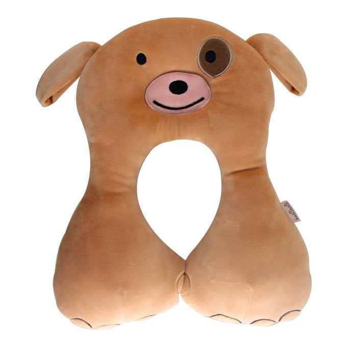 BABY NECK PILLOW UPGRADED BABY SUPPORT PILLOWHEAD PILLOWS FOR CARSEAT NEWBORN NECK SUPPORT FOR CAR SEATPUSHCHAIRTRAVELBROWN