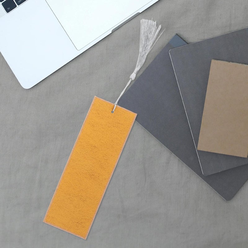 DIY Kraft Paper Bookmarks With Tassels 5pcs Bulk Reading Accessories Party Decor - Image 5