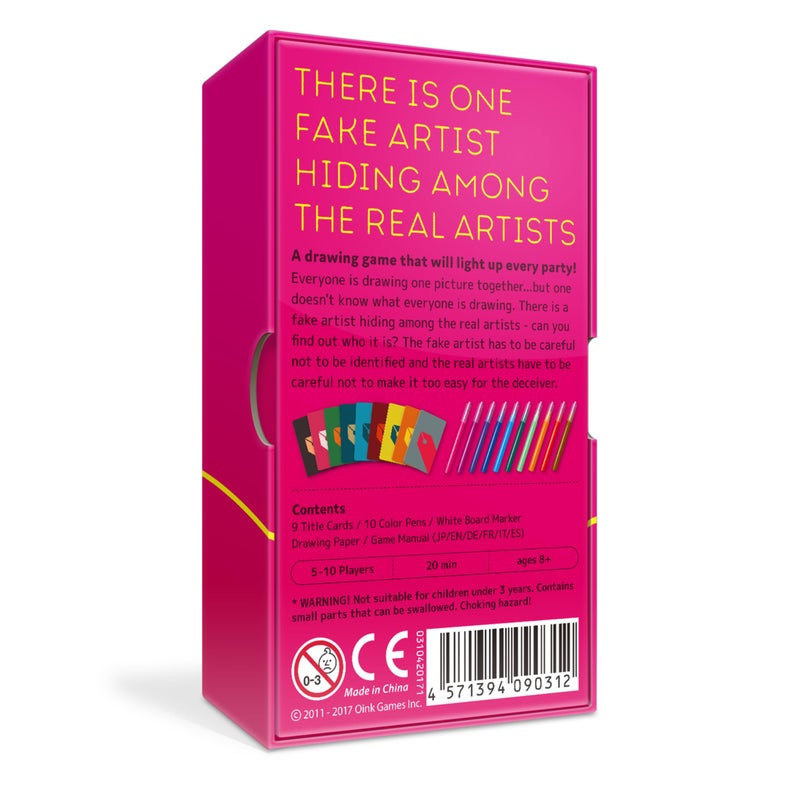 Oink Games A Fake Artist Goes to New York - Japanese Social Deduction Party Game for 5-10 Players | Fun Drawing Game | Ages 8+ - Image 2