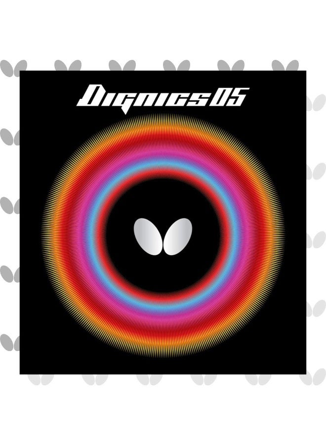 Butterfly Dignics 05 Table Tennis Rubber (Black, 2.1) - Image 1