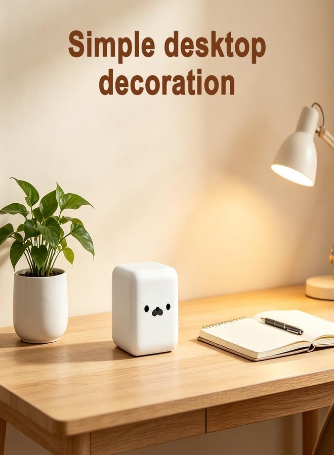 TQBAJ 2PCS Tofu Seal Squishy, White Cube Stress Toy, Soft Moldable Dough Fidget Block with Slow Rise Texture, Cute Seal Face Shaped for Adult Use in Offices and Homes - Image 4