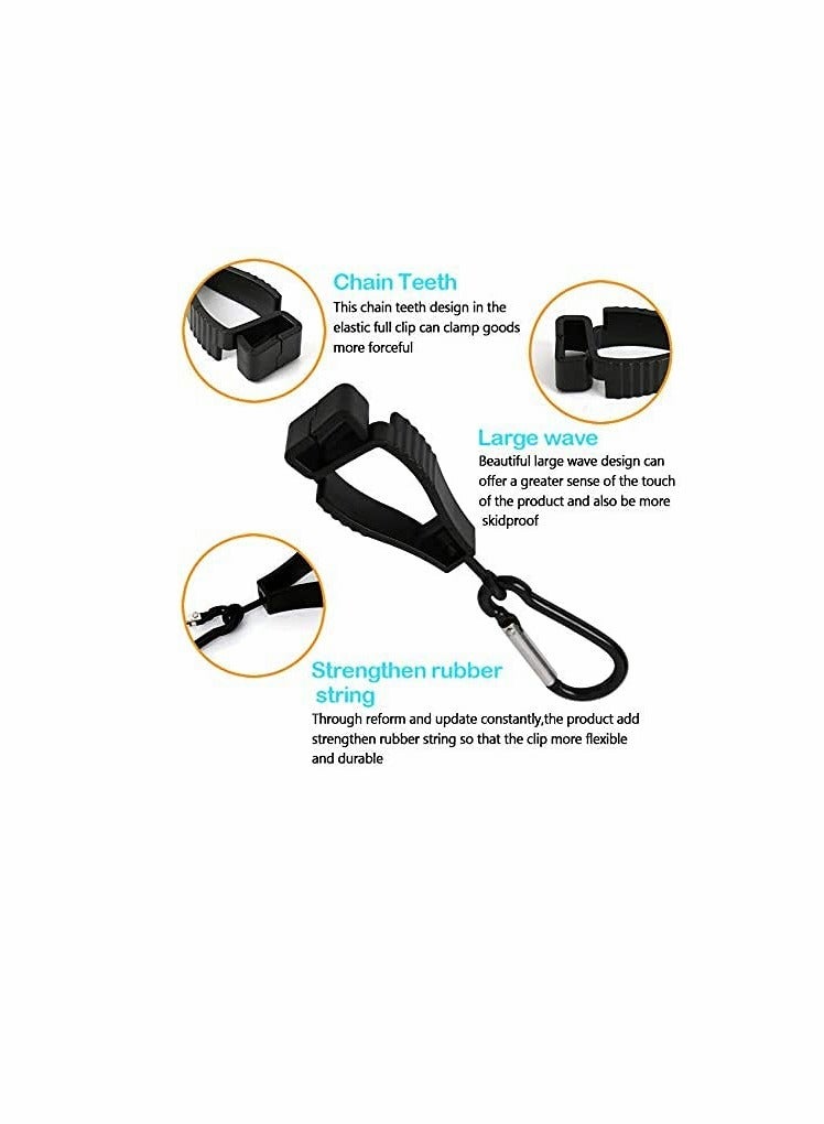 Generic 12 Pack Glove Grabber Clip Holder work Safety Clip Glove Keeper, Guard Labor Worker Glasses Helmets Hanger Clamp Grabber Catcher - Image 2