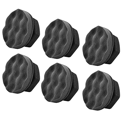 IPELY 6 Pack Large Tire Shine Applicator Pad, Durable and Reusable Hex-Grip Tire Dressing Applicator Pad for Applying Tire Shine - Image 2