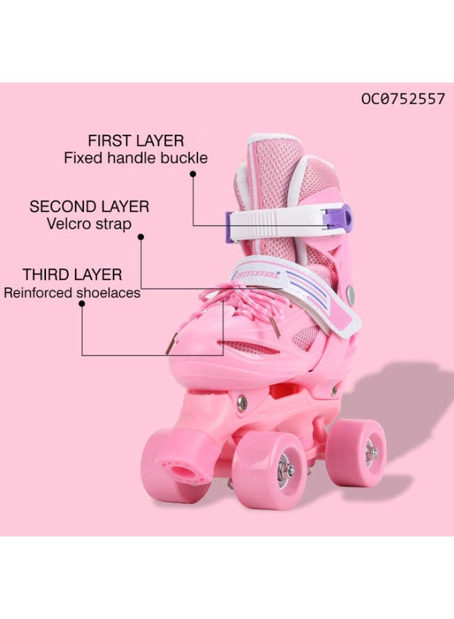 Generic Adjustable 4-Wheel Roller Skates for Kids Double Row, Indoor/Outdoor Boys & Girls, 4 Sizes & 3 Colors can choose  - Image 4