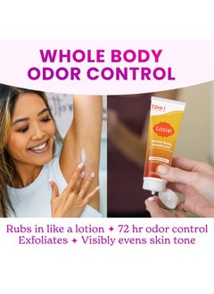 Lume Lume Whole Body Deodorant - Invisible Cream Tube and Solid Stick - 72 Hour Odor Control - Aluminum Free, Baking Soda Free, Skin Safe - 3.0 Ounce 2.6 Ounce Bundle (Toasted Coconut)  - Image 4