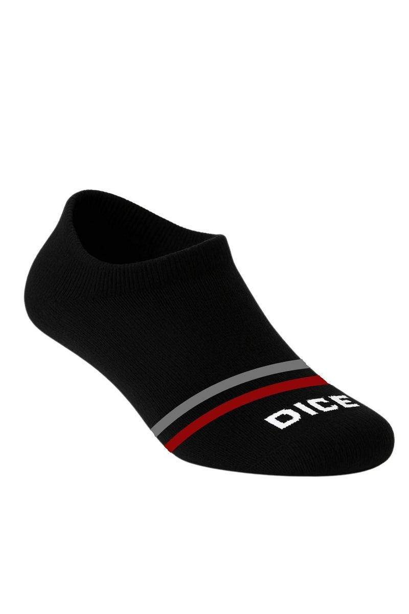 DICE Pack of 4 Half Towel Padded Cotton Socket Socks - Image 2