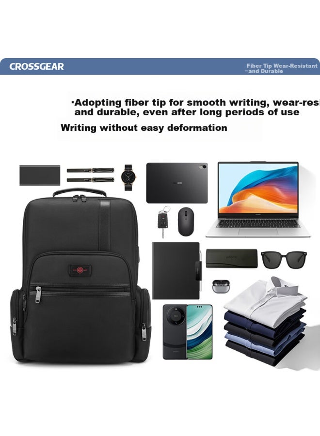 CROSS+GEAR Crossgear Swiss Military Knife Business Backpack, 16-inch Huawei Laptop Bag, Travel Backpack For Business Trips And School - Image 1