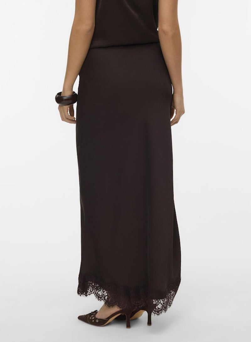 VERO MODA تنورة ماكسي من Vmjulia مزينة بالدانتيل - Image 4