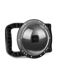 Xtgp559 Camera Dual Handle Dome Port Waterproof Case Camera Protective Case 45M Waterproof 180° Wide Angle Replacement For Gopro Hero 9 Black Gopro Hero 10