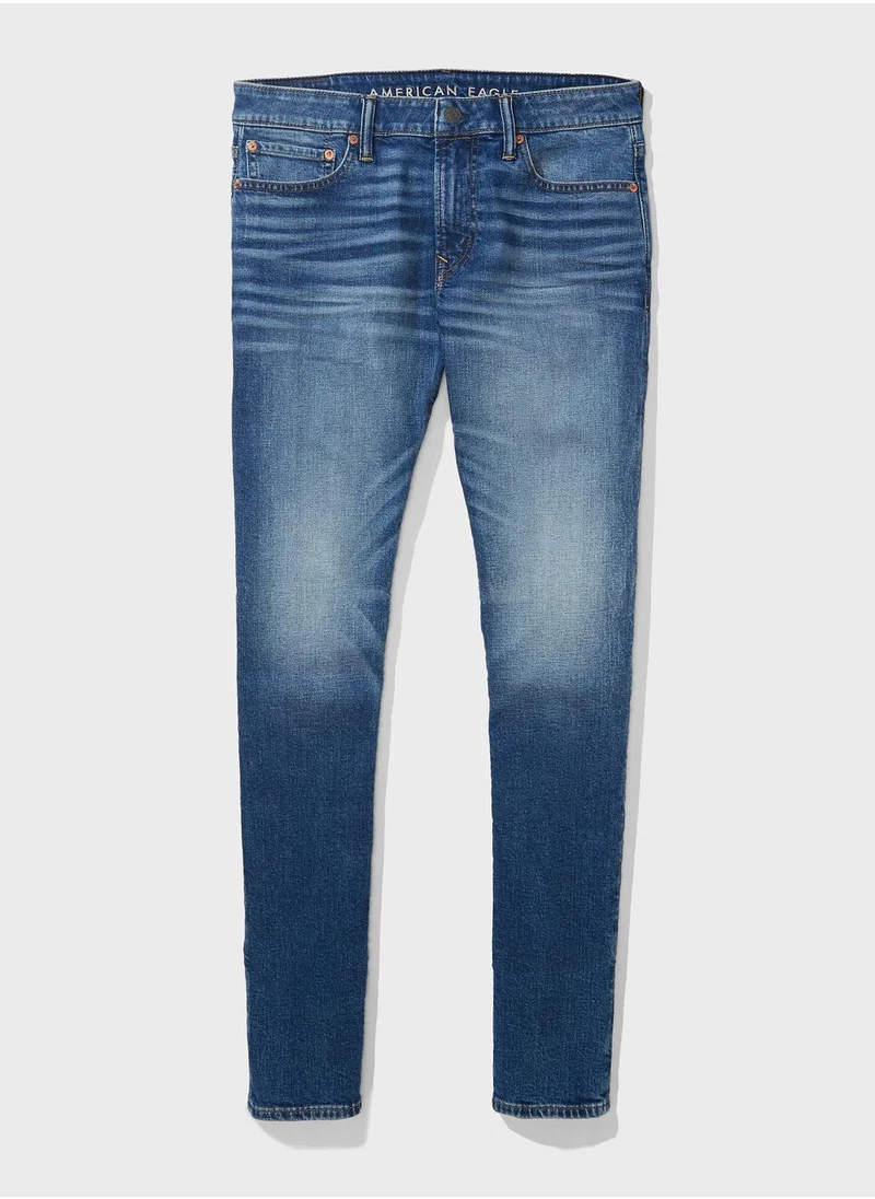 American Eagle Rinse Wash Skinny Fit Jeans