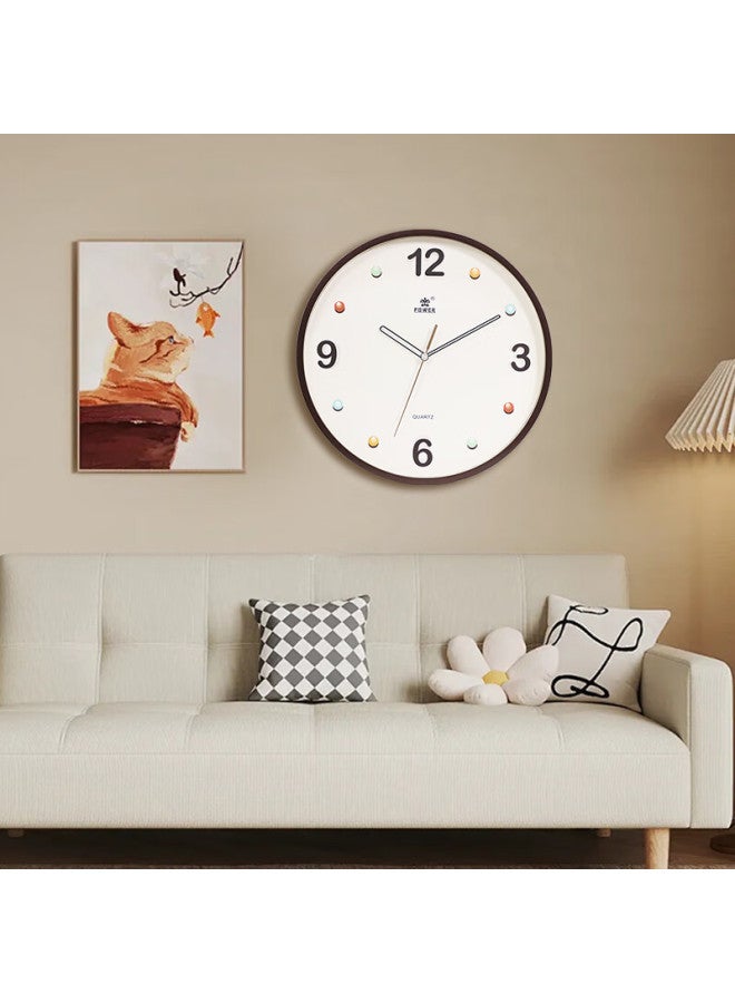 Power Ba Wall Clock Living Room Simple Quartz Wall Clock 30cm New Model - Image 5