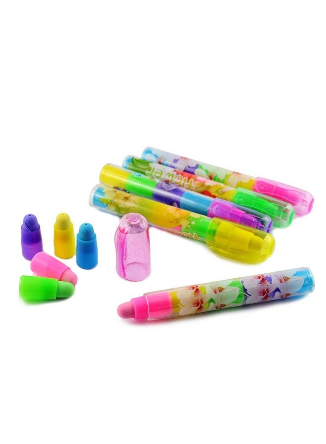 بارتيت هدايا عيد الميلاد - ممحاة على شكل قلم قابلة للتكديس للأطفال (12 قطعة من ممحاة على شكل قلم) - Image 3