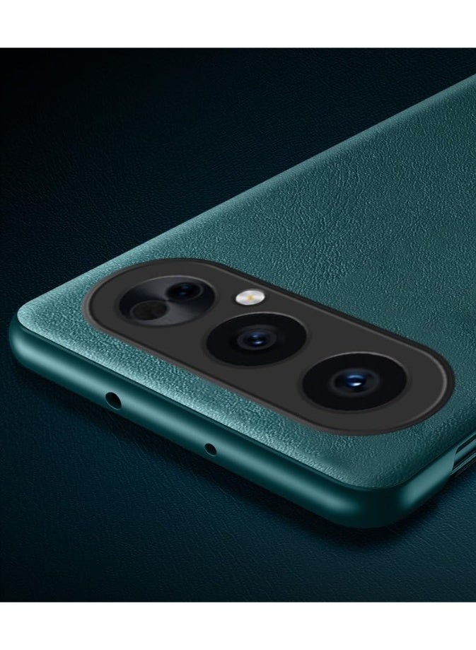 general Flip Smart Leather Case Compatible with Honor 500 Pro 5G, Clear View Window Magnetic Slim Shockproof Protective Cover for Honor 500 Pro - Image 4