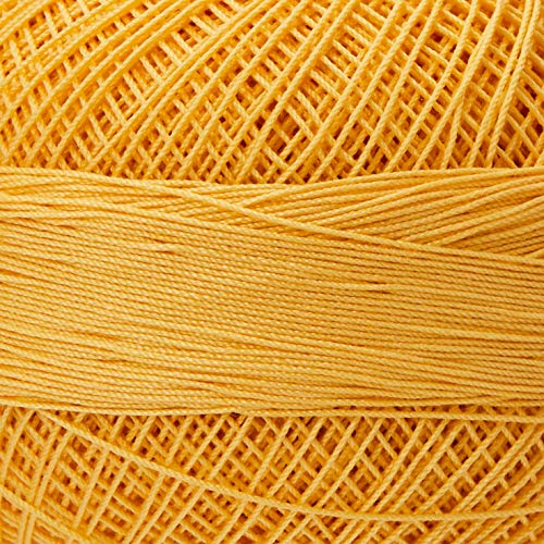 LIZBETH Handy Hands Lizbeth Premium Cotton Thread, Medium, Golden Yellow,HH40613 - Image 2