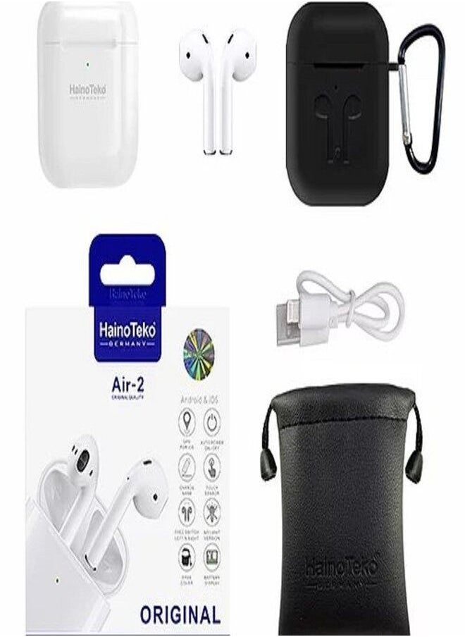 Haino Teko - Air 2 Wireless Bluetooth With Charging Case White (Haino Teko Germany) - Image 1