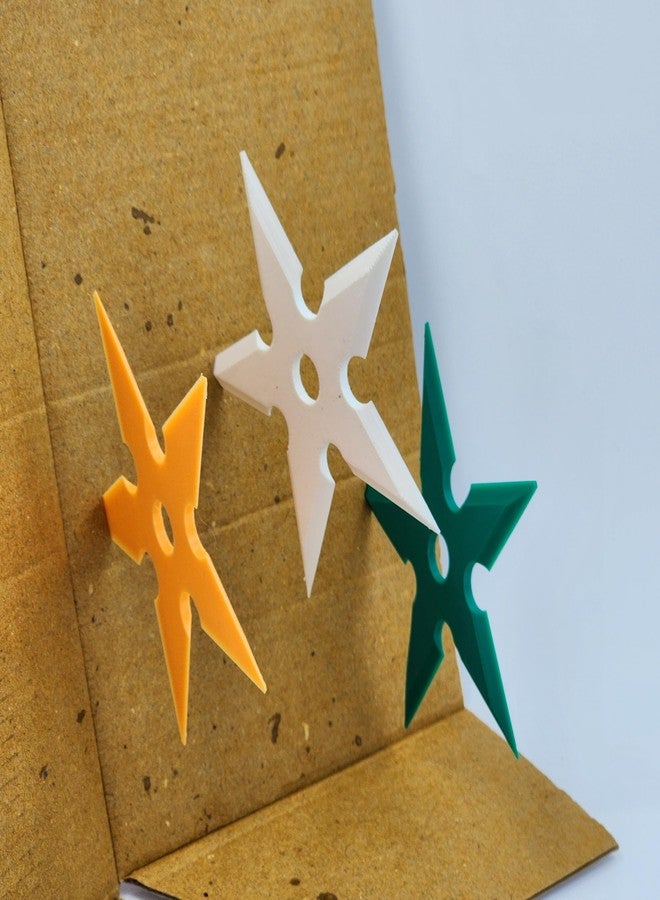 Cubix3D 3D Printed Star Throwing Toy Set of 3 | Colorful Pretend Play Game Props for Kids | Harmless Plastic Accessory for Gamers & Cosplay - Image 4