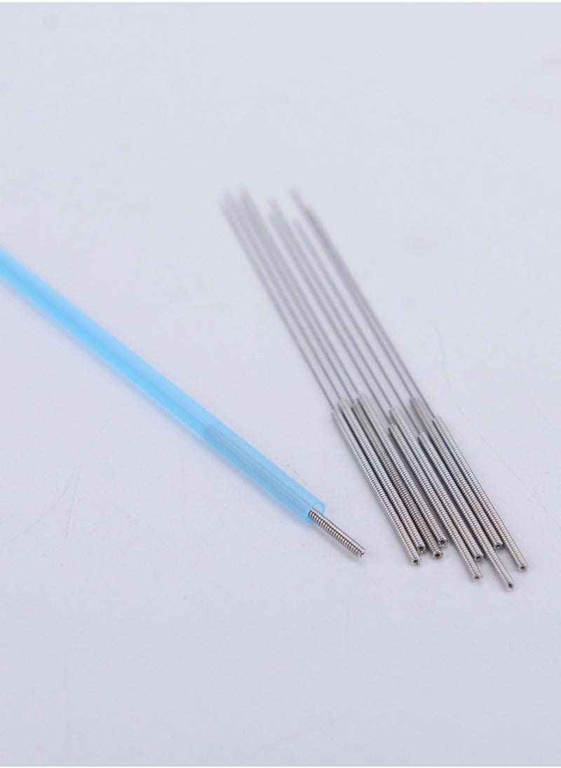 Generic - Cloud & Dragron J Type Tube Needle Disposable Sterile Painless Dry Acupuncture Needles 0.25x100 100 Needles a box - Image 1