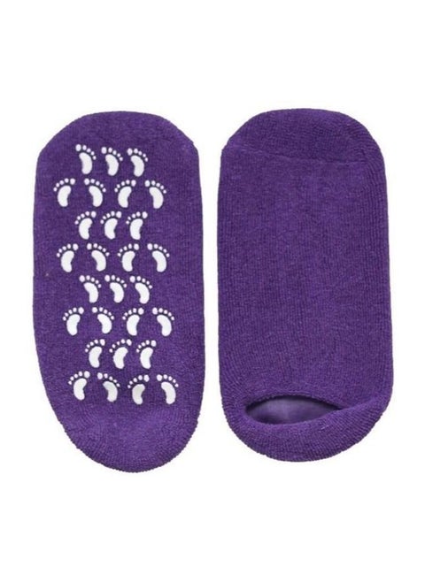 Laikou Gel Socks To Moisturize And Soften Feet violet