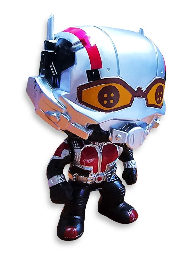 مجسم شخصية Ant-Man المتحركة من فانكو للأطفال والرضع، ألعاب للأولاد والبنات، مقاس 2.5 × 2.5 × 3.75 بوصة - Image 3