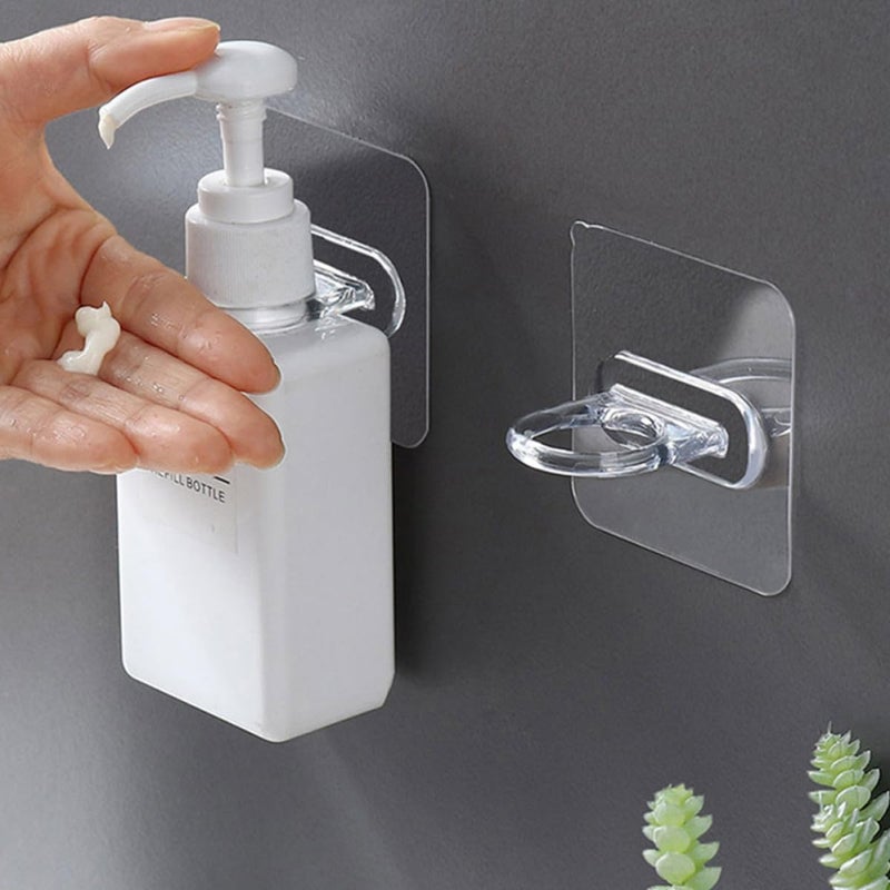 16 Pcs White Adhesive Wall Hooks for Bathroom Kitchen Door Storage Organizer - Image 4