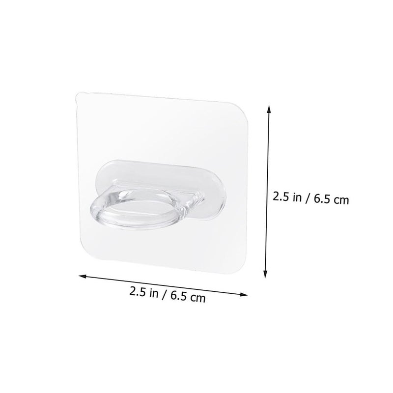 16 Pcs White Adhesive Wall Hooks for Bathroom Kitchen Door Storage Organizer - Image 3
