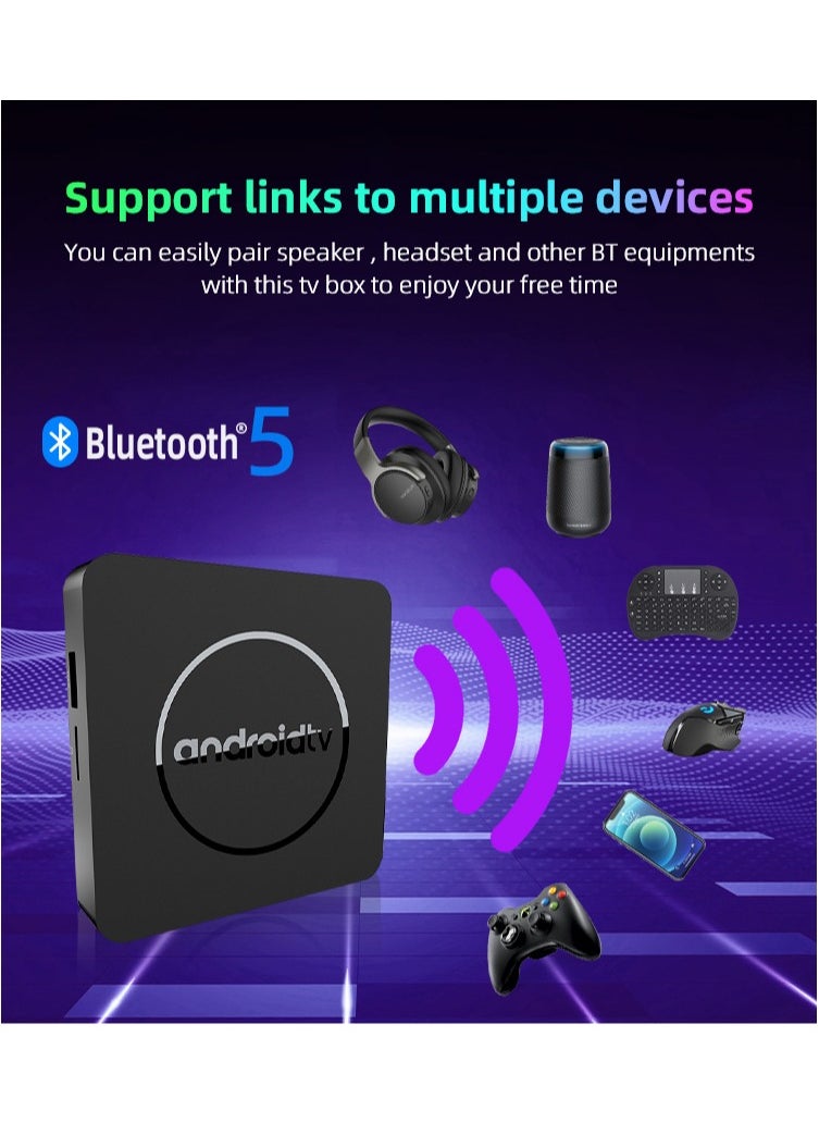 Generic Android13  TV Box with Voice Remote - Allwinner Quad-Core, 4K Full HD, Dual WiFi & Bluetooth, HDMI, Supports BesTV/MP3/AVI/VOB, Pocket-Sized  - Image 3