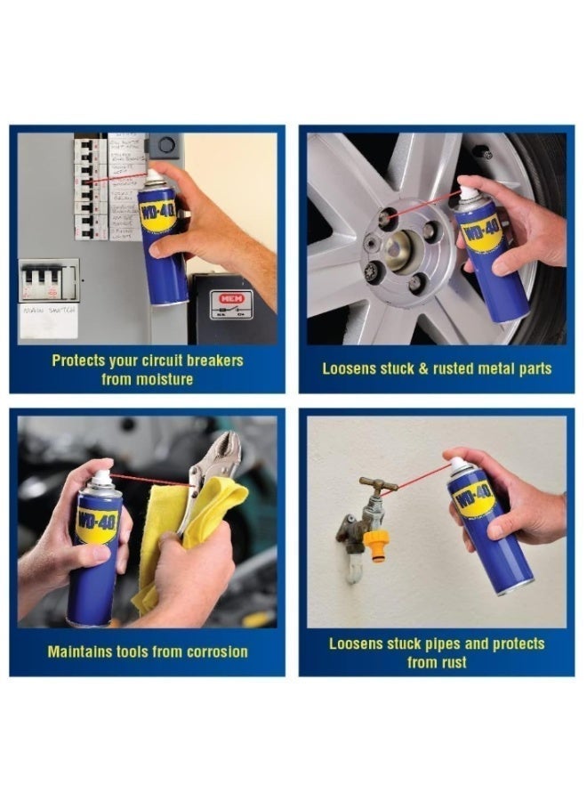 WD-40 Multi-Use Product Spray – Lubricant, Rust Remover & Protective Solution 330ml - Image 2