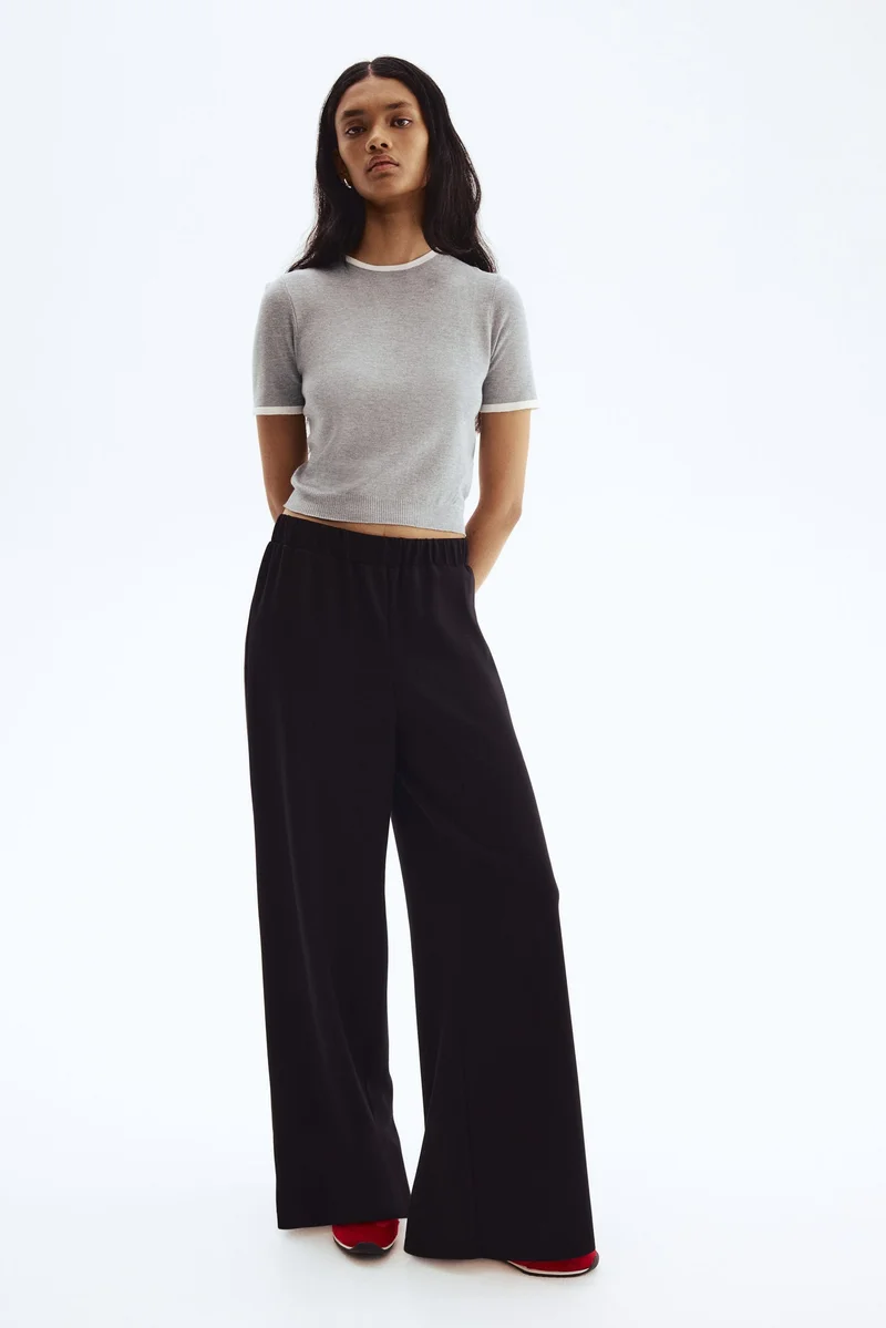 H&M Fine-knit T-shirt