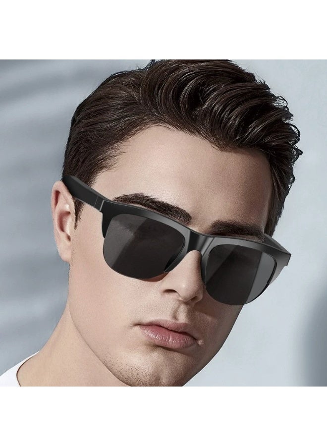 GALUIN Wireless Bluetooth sports headphones with sunglasses, sunglasses for outdoor use, sun protection, UV protection - Image 5