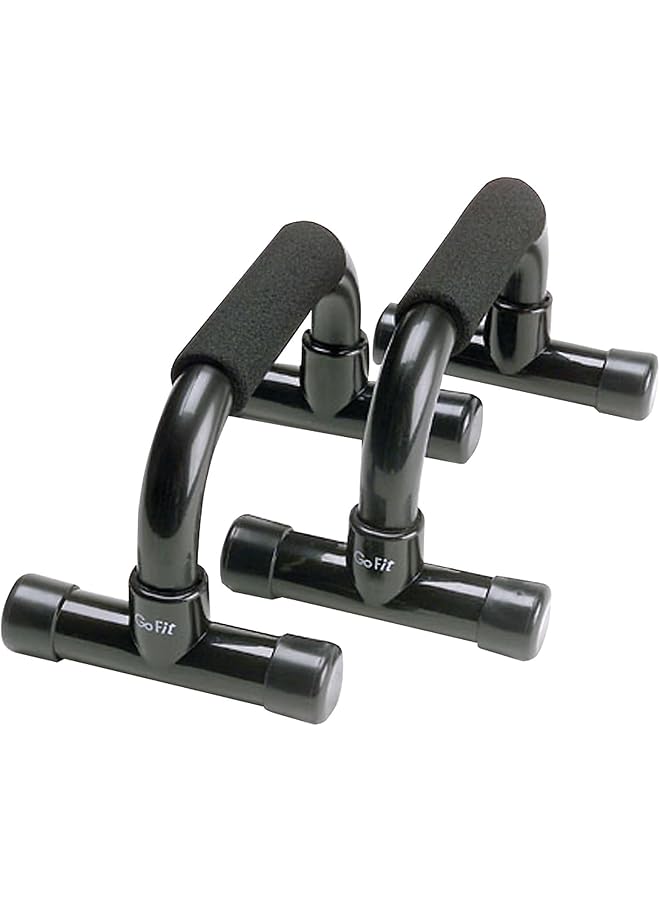 GoFit Portable Comfortable Push Up Bars Workout Stands with Ergonamic Handles for Floor Workouts - Image 1