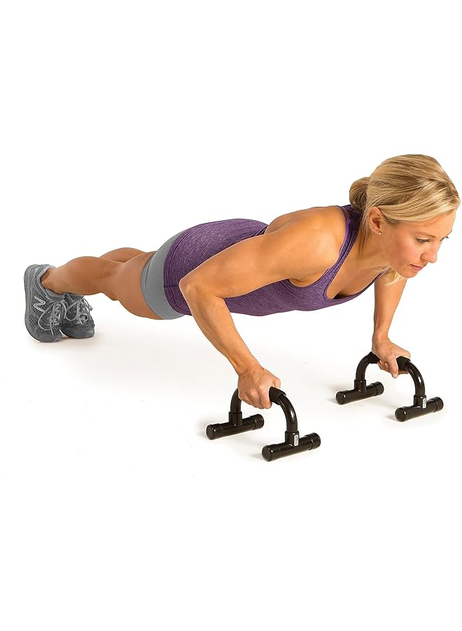 GoFit Portable Comfortable Push Up Bars Workout Stands with Ergonamic Handles for Floor Workouts - Image 5