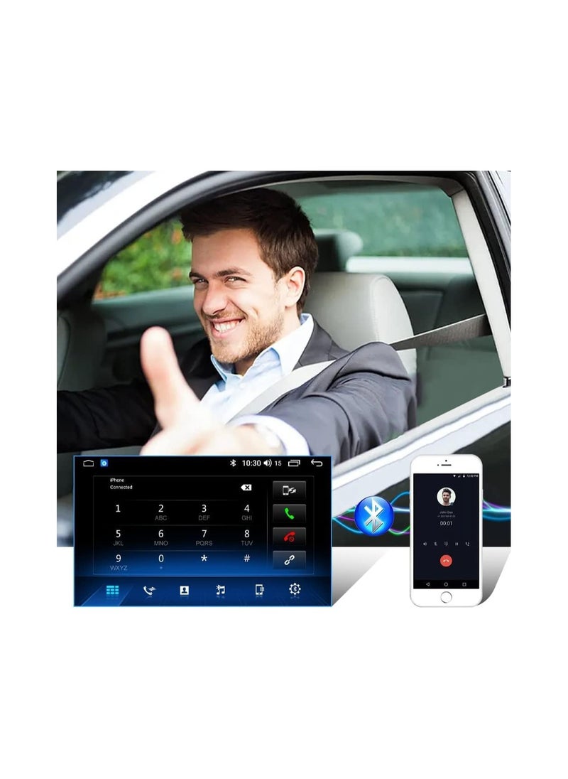 Android Car Stereo for Toyota Yaris 2011 2012 2013 2014 2GB RAM 32GB ROM 9 Inch Support Apple Carplay, MirrorLink WiFi BT, IPS Touch Screen with Backup Camera Included