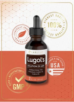 CARLYLE Lugols Iodine 2 Percent 2 fl oz | Potassium Iodide and Iodine Solution 2% Liquid Drops  - Image 5
