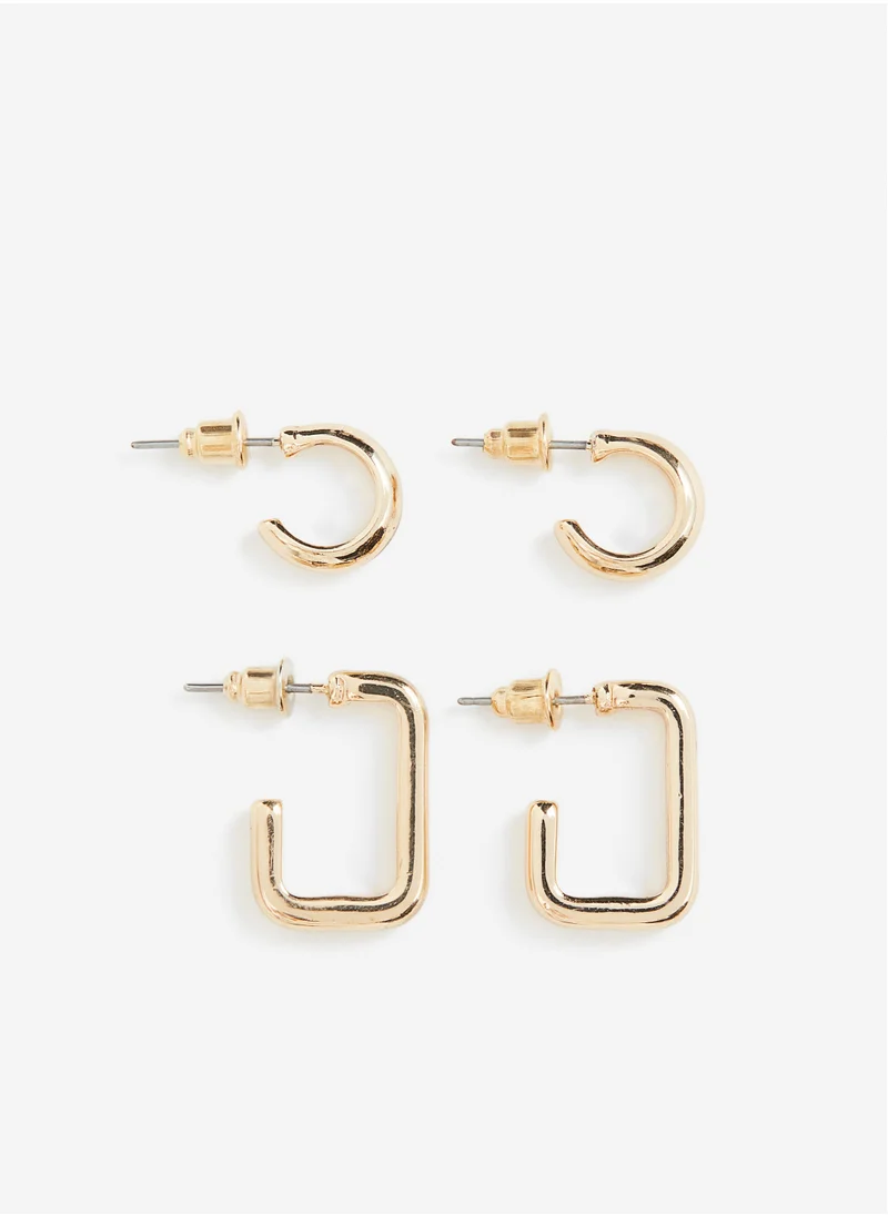 اتش اند ام 2 Pairs Hoop Earrings