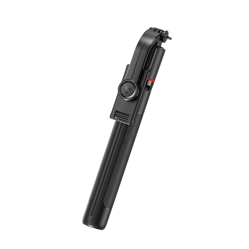 Portable Selfie Stick Tripod 67.6 Inch Extendable Phone Tripod Stand for Video Recording Live Streaming Group Photos with Detachable Phone Clip Remote Shutter Black - Image 1