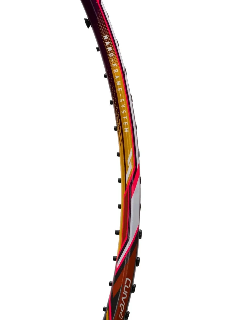 HUNDRED  Hundred Primearmour 800 Carbon Fibre Unstrung Badminton Racket with Full Racket Cover for Intermediate Players (84g, Max Tension - 32LBS) (Dk Grey/Dk Purple)  | Best Price UAE