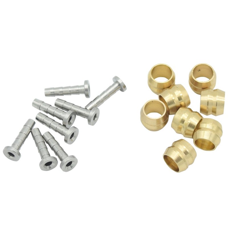 JooFn MTB Mountain Bike Bicycle Olive and Connecting Insert for Shimano BH59/BH90 Hydraulic Disc Brake Hose (BH90) - Image 2