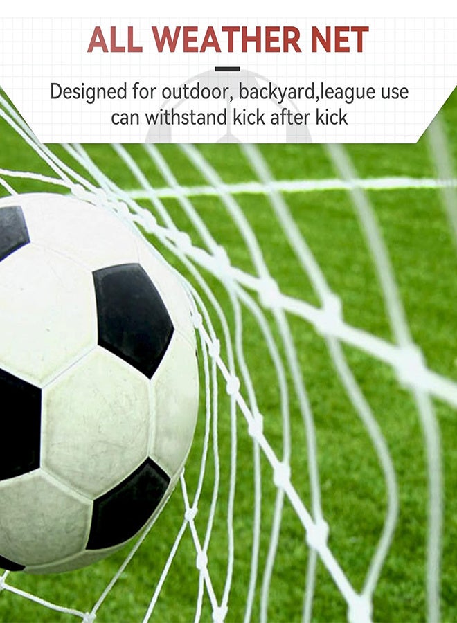 JOUDIYA Soccer Goal, 240cmx150cmx90cm Football Goal for Backyard, Kids Adults Soccer Net and Frame, Practice Soccer Training Equipment Target Goal - Image 4