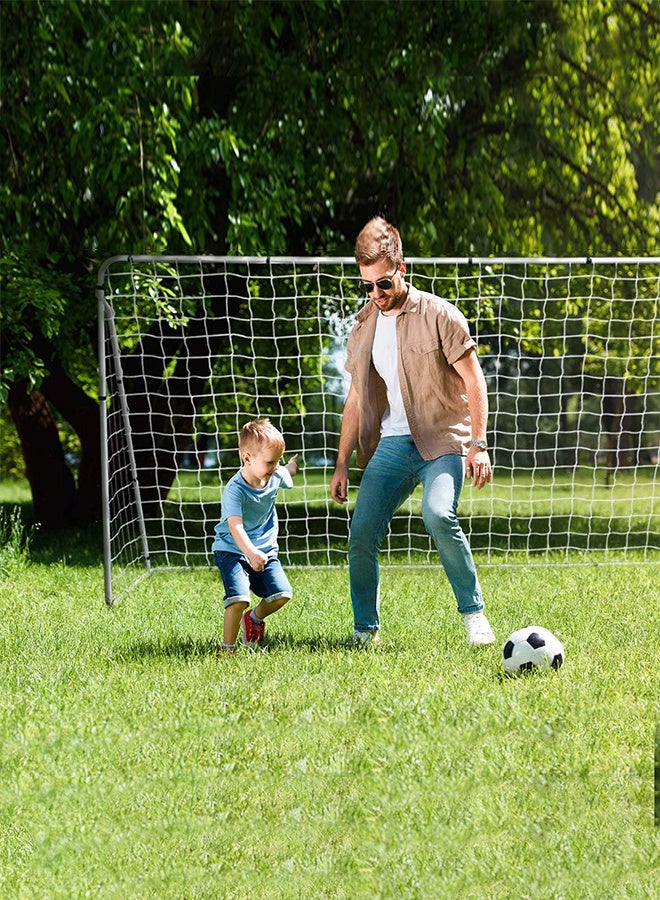 JOUDIYA Soccer Goal, 240cmx150cmx90cm Football Goal for Backyard, Kids Adults Soccer Net and Frame, Practice Soccer Training Equipment Target Goal - Image 5