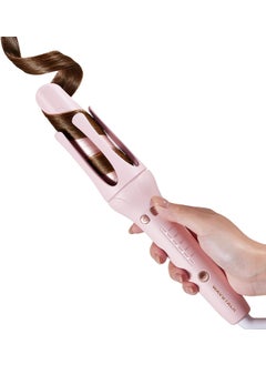 wavytalk Wavytalk Automatic Curling Iron Rotating Curling Iron Automatic Hair Curler for Shiny  Effortless Curls Dual Voltage Curling Iron  Lightweight for Travel 125 Inch Pink 