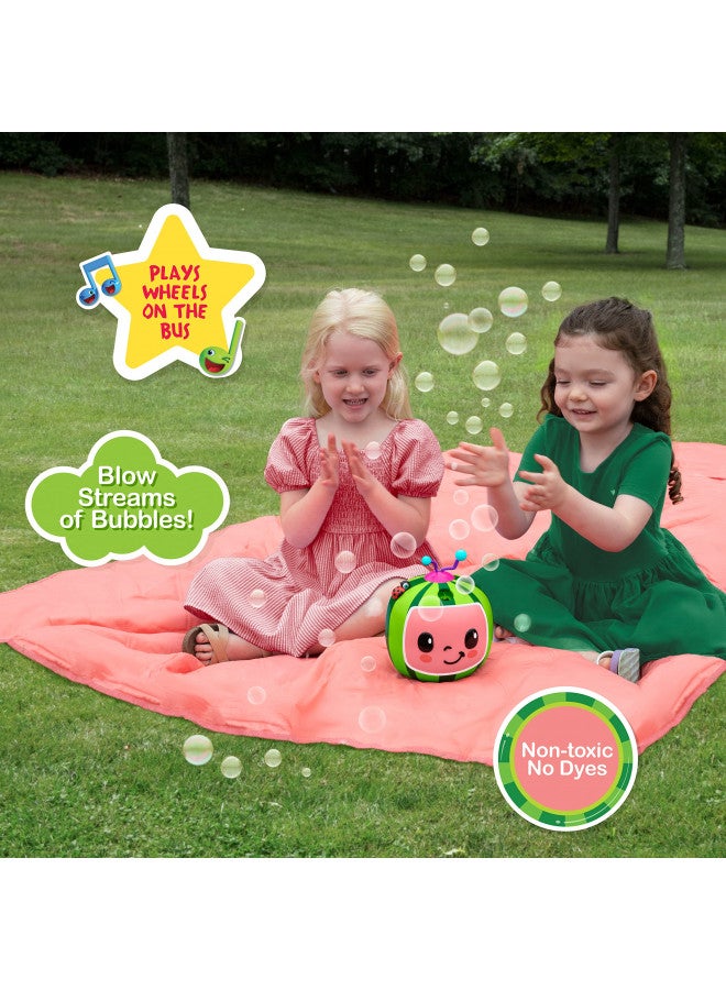 Little Kids CoComelon NO Spill Musical Bubble Machine | Bubble Toy for Baby, Toddlers and Kids | Amazon Toys Exclusive with 16 oz of Extra Bubble Solution (Bubble Solution Bottle Colors Will Vary) - Image 2