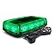 Xprite 12" Green LED Rooftop Mini Strobe Light Bar Magnetic Mount Emergency Safety Warning Caution Flashing Beacon - Image 2