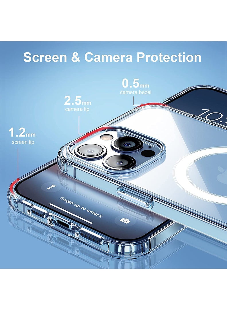 Theodor Magnetic Case for iPhone 14 Pro 6.1-inch Compatible with MagSafe Wireless Charging, Shockproof Phone Bumper Cover Cat pumpkin Halloween-01 - Image 5