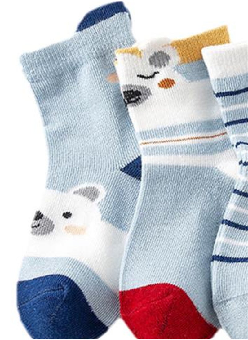 Generic - 5 pairs of children's socks combed cotton breathable children's socks - Image 1