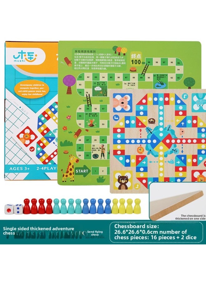 Children's Flying Chess Gobang Chess Multifunctional Chess Chess Drawer Board Children's Chess Educational Toys